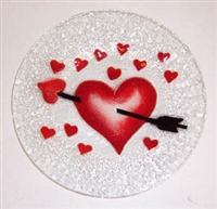 Heart with Arrow 9 inch Plate