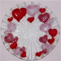 Hearts 10.75 inch Plate
