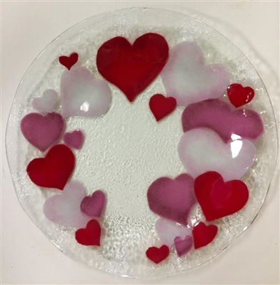Hearts 14 inch Platter