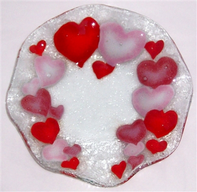 Hearts 9 inch Bowl