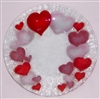 Hearts 9 inch Plate