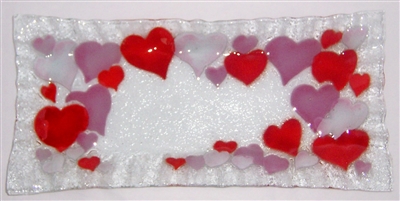 Hearts Rectangle Plate