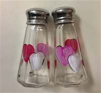 Hearts Salt and Pepper Shakers