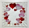 Hearts Small Square Plate