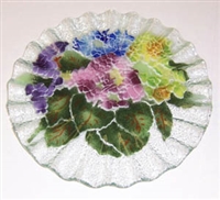 Hydrangea 10.75 inch Plate