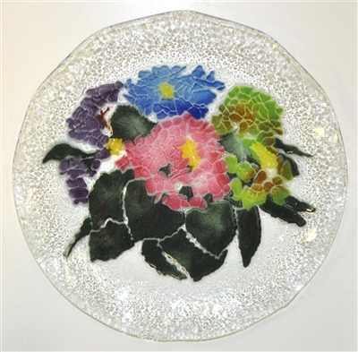 Hydrangea 12 inch Plate