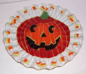 Jack O'Lantern 10.75 inch Plate