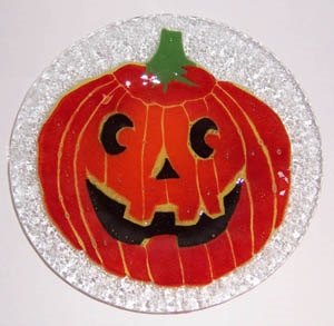 Jack O'Lantern 9 inch Plate