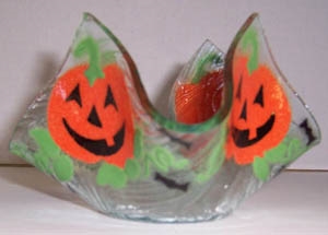 Jack O'Lantern Small Candleholder