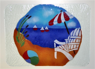 Large Bold Beach Scene Tray (Insert Only)