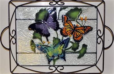 Large Butterfly Tray (with Metal Holder)