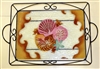 Large Sea Shell Tray (with Metal Holder)