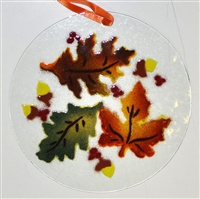 Fall Leaves 7 inch Suncatcher