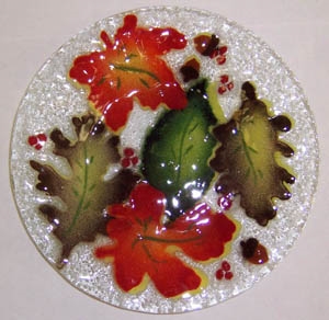 Fall Leaves 9 inch Plate