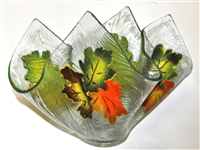 Fall Leaves Large Candleholder