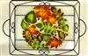 Fall Leaves Large Tray (with Metal Holder)
