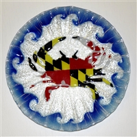 Maryland Flag Crab 10.75 inch Plate
