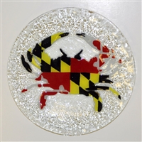 Maryland Flag Crab 9 inch Plate