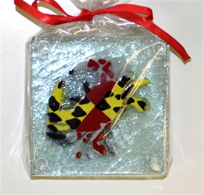 Maryland Flag Crab Coasters