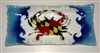 Maryland Flag Crab Rectangle Plate