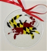 Maryland Flag Crab Suncatcher