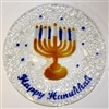 Menorah 9 inch Plate