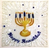 Menorah Small Square Plate