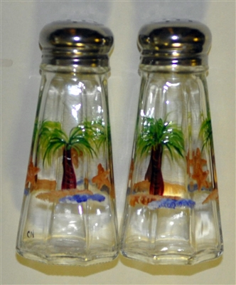 Palm Tree Salt and Pepper Shakers