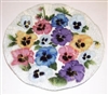 Pastel Pansy 14 inch Platter