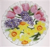 Pastel Spring Floral 10.75 inch Plate