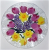 Pastel Spring Floral 14 inch Platter