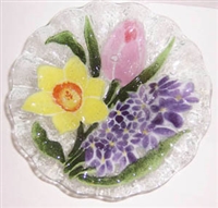 Pastel Spring Floral 7 inch Bowl