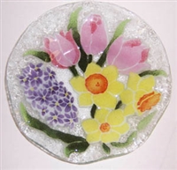 Pastel Spring Floral 9 inch Bowl