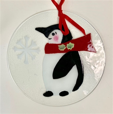 Penguin 7 inch Suncatcher