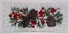 Pine Cone and Holly Rectangle Plate