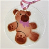 Pink Bear Suncatcher