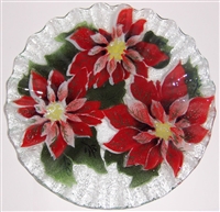 Poinsettia 10.75 inch Plate