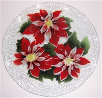 Poinsettia 12 inch Plate
