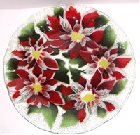 Poinsettia 14 inch Plate