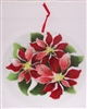 Poinsettia 7 inch Suncatcher