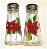 Poinsettia Salt and Pepper Shakers