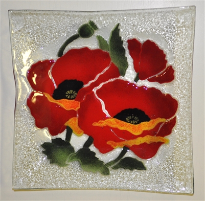 Poppy Large Square Platter