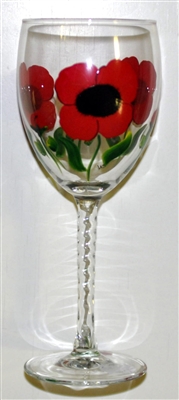 Poppy White Wine Glass