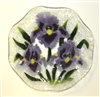 Purple Iris 9 inch Bowl