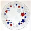 Red, White, and Blue Stars 12 inch Plate