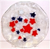 Red, White, and Blue Stars 9 inch Bowl