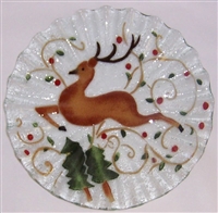 Reindeer 10.75 inch Plate