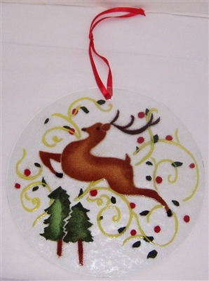 Reindeer 7 inch Suncatcher