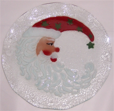 Santa Moon 14 inch Plate