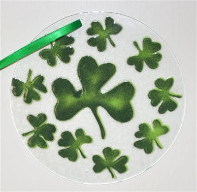 Shamrock  7 inch Suncatcher